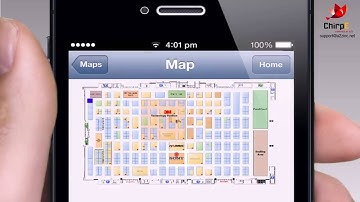 ChirpE Native Mobile App for iOS and Android: Interactive Floor Plan Feature