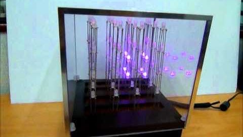 RGB Charlieplexed LED Cube