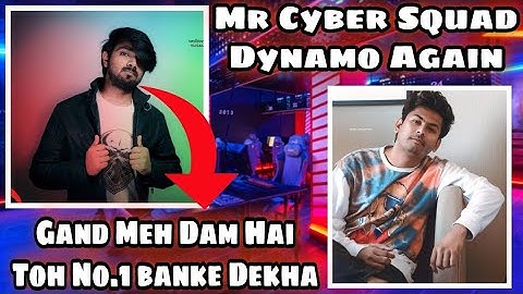 Mr Cyber Squad Angry Reply To Dynamo Again l Mr Cyber Squad Call Bhikhari To Dynamo