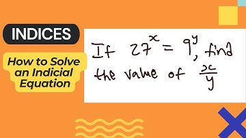 How to solve an exponential equation