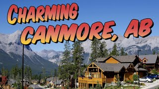 Canmore. The Charming Town Of Alberta, Canada