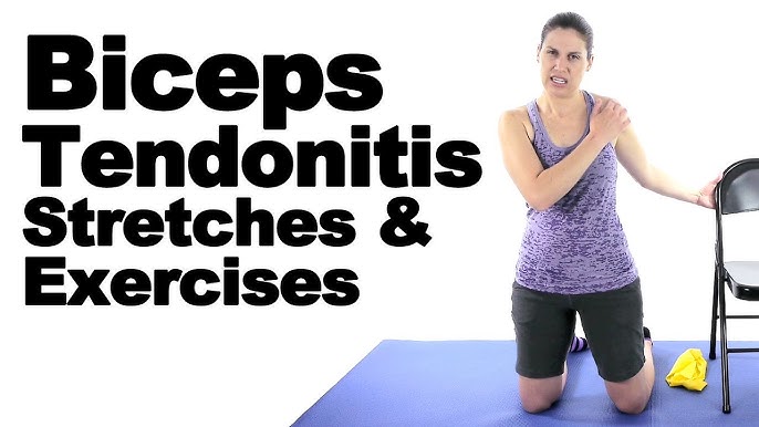 Biceps Tendonitis Stretches & Exercises - Ask Doctor Jo - YouTube Biceps Tendonitis Stretches & Exercises - Ask Doctor Jo - YouTube