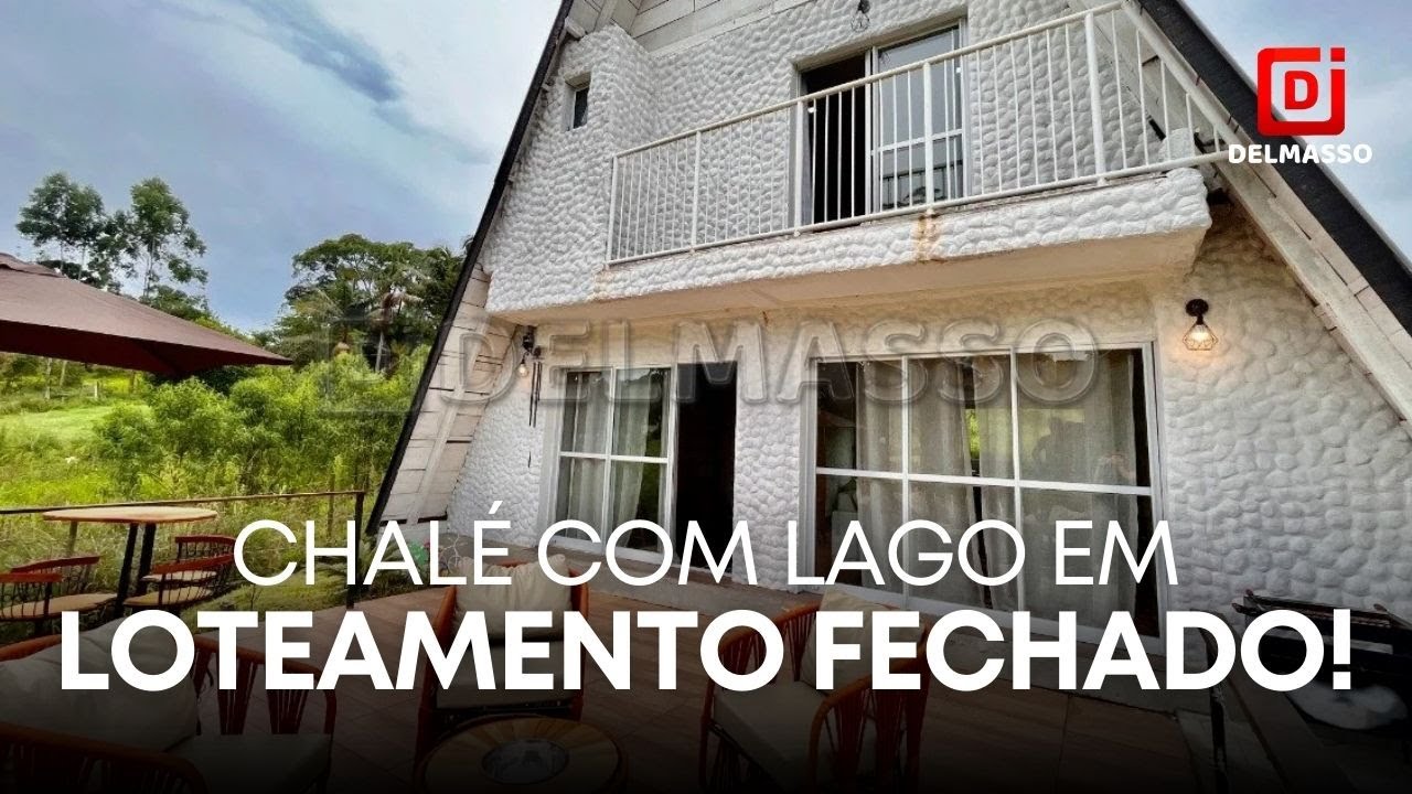 Chalé com lago em loteamento fechado em Ibiúna-Sp!