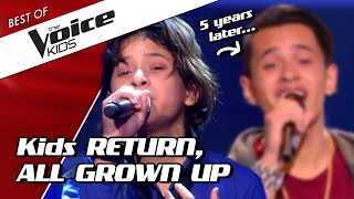 TOP 10 | SHOCKING RETURNS of kids as ADULTS in The Voice