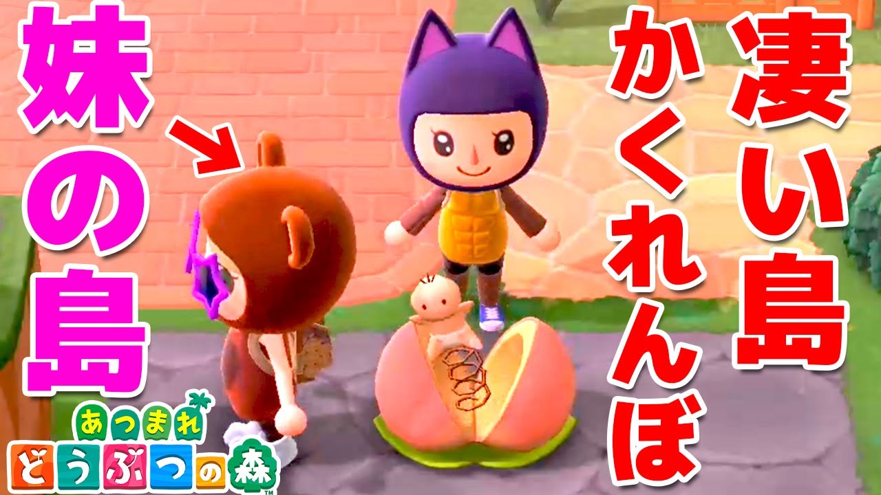 あつ森で「実の妹の島」に訪問したら半端ないほど島開拓してて笑った【あつまれ どうぶつの森】
