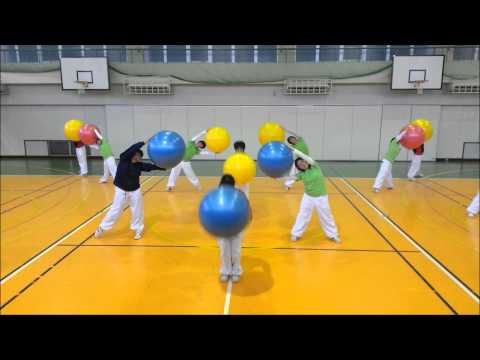 2013.6.13　オーキャン直前練習　Gボール集団演技『あたらしい日々』
