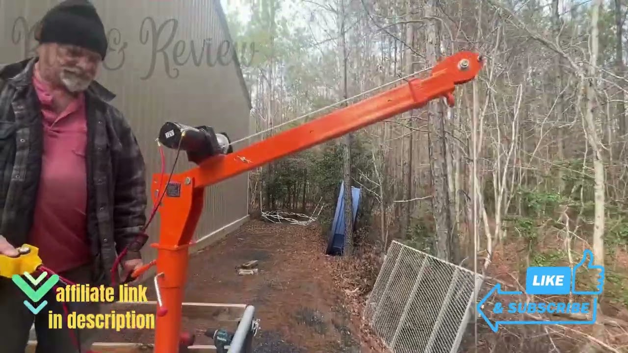 Unboxing, Assembly, Review | Truck Crane | VEVOR Pickup Hoist in Action! 