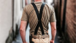 Unveiling the Ultimate EDC: Tactical Concealed Carry Suspenders!