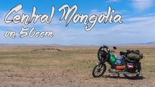 Puch Moped going offroad in Mongolia! | Maxi Touring travel from Mongolia to Austria