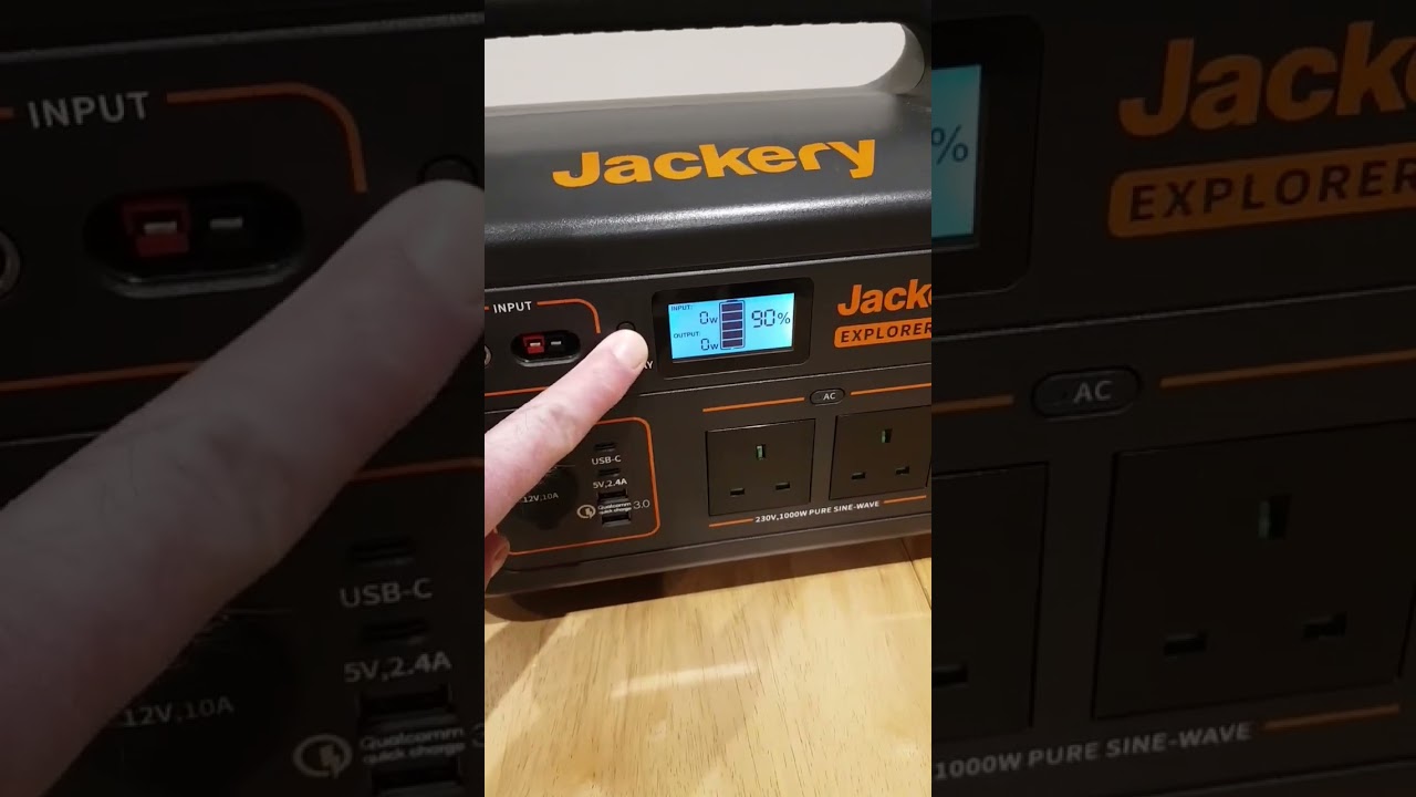 How do I reset my Jackery Explorer 1000? 