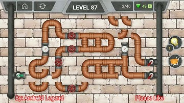 Pipeline Level 87 All 3 stars By Pixign, Android Solution