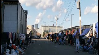 BOSTON DRUG/HOMELESS EPIDEMIC METHADONE MILE MASS AVE