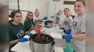 Little Cypress Christian Academy students deliver snacks, bags with uplifting message to flood victi