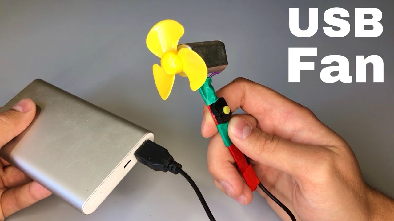 klipning statsminister søn How to Make a USB Fan - Very Powerful Mini Fan - YouTube