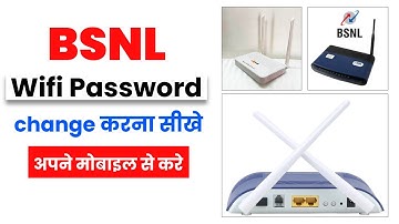 How to Change Bsnl Wifi Password from Mobile | How to Change Bsnl Wifi Router Password