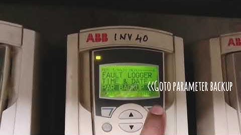 ABB ACS550 DRIVE PROGRAMMING THROUGH OP, EASY PANEL COPY  AND  DOWNLOAD FULL SET PROGRAMMING BACKUP