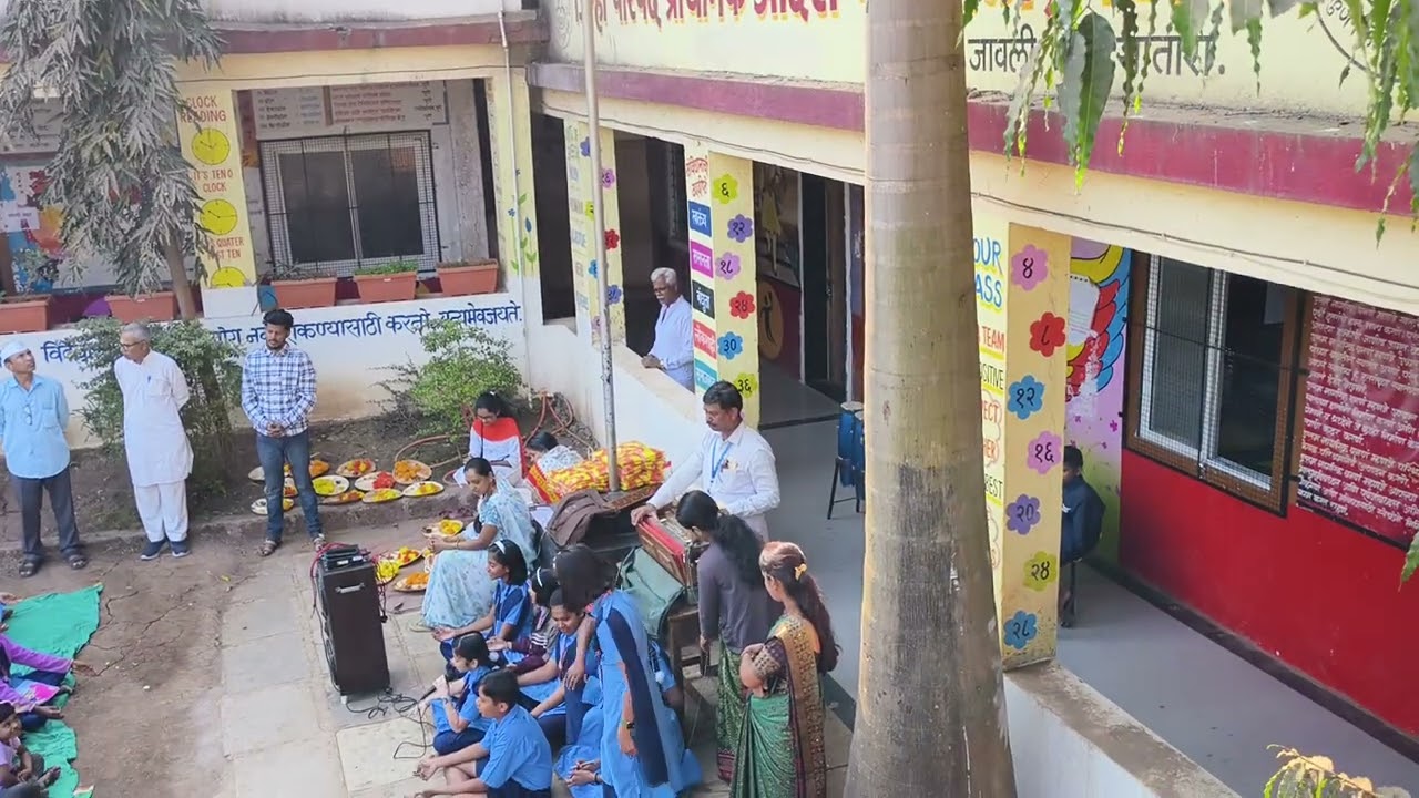 पसायदान प्रार्थना #जिल्हा परिषद प्राथमिक आदर्श केंद्रशाळा मेढा#jawali#pm shri school 