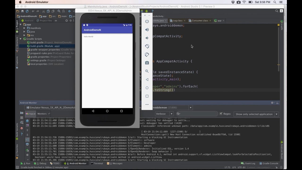 3- Android N Supported Java 8 Language Features دعم مميزات جافا - YouTube