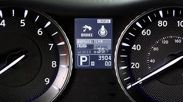 2015 Infiniti Q70 HEV - Vehicle Information Display (HEV)