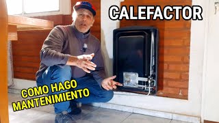 Service, mantenimiento de calefactor