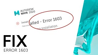 FIX for 'Install failed - Error 1603' when installing Autodesk products