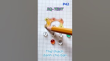 Thử thách xoắn não P42 – Ai thông minh vào giải thử nào!#shorts  #iqtest #caudoiq#drawing #line