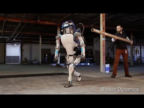 Atlas the Humanoid Robot in Action - YouTube