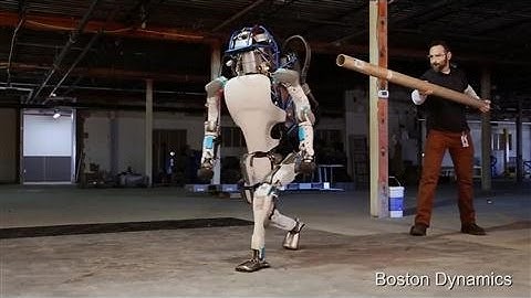 Atlas the Humanoid Robot in Action