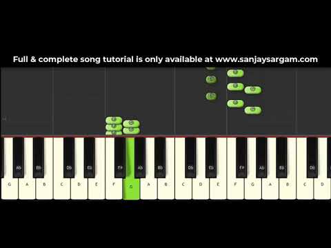 mere-sapno-ki-rani---piano-tutorial-(keyboard)