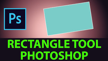 Rectangle Tool and all its options in Photoshop. Beginners Tutorial