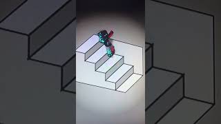 Stairs illusion || Minecraft animation || #shorts #viral #minecraft Net Worth