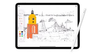 South of France Colouring Book App screenshot 4