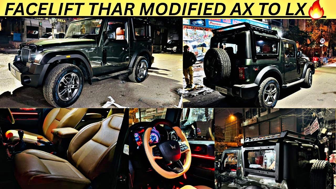Facelift Modified Thar 2026 | Thar 2026 modification 🤩 Thar ...