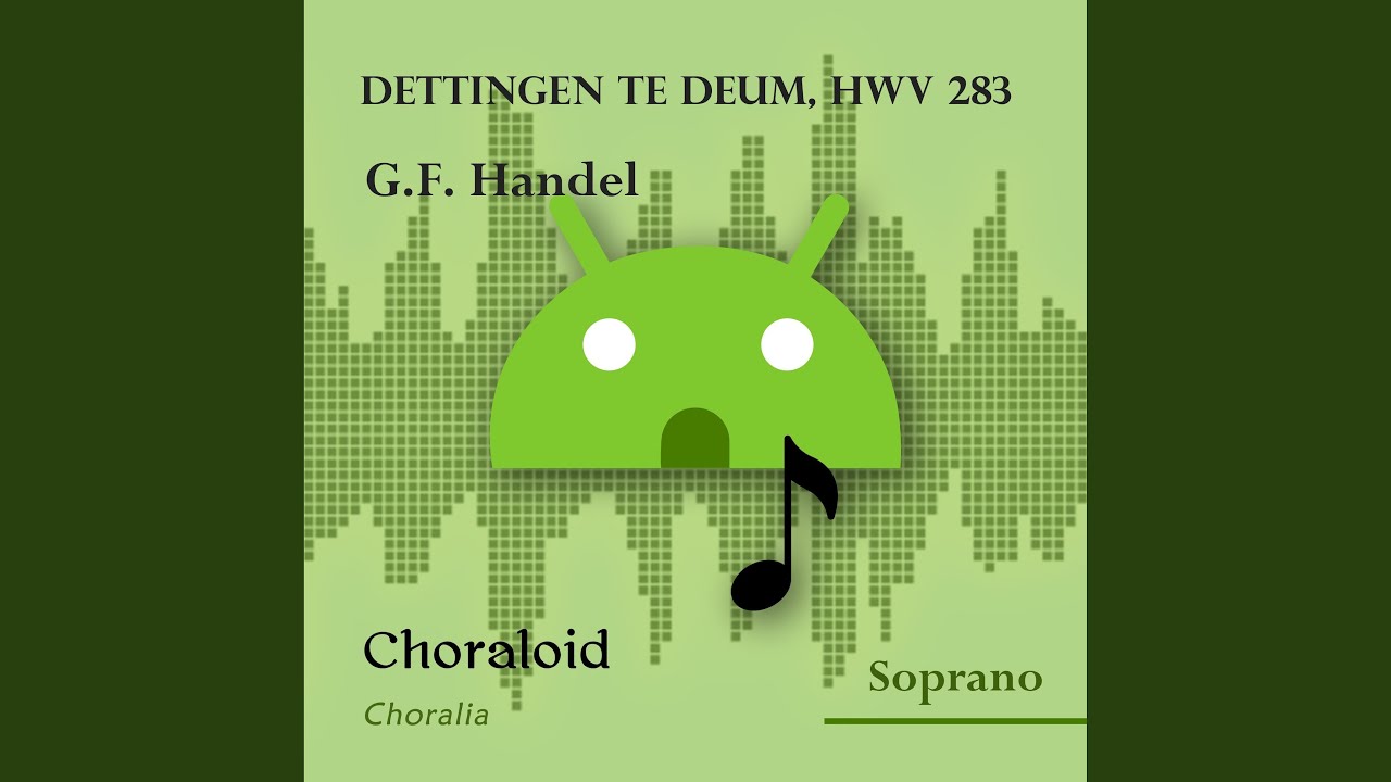 Dettingen Te Deum, HWV 283: Day by day we magnify Thee (Soprano I - Voice with metronome)
