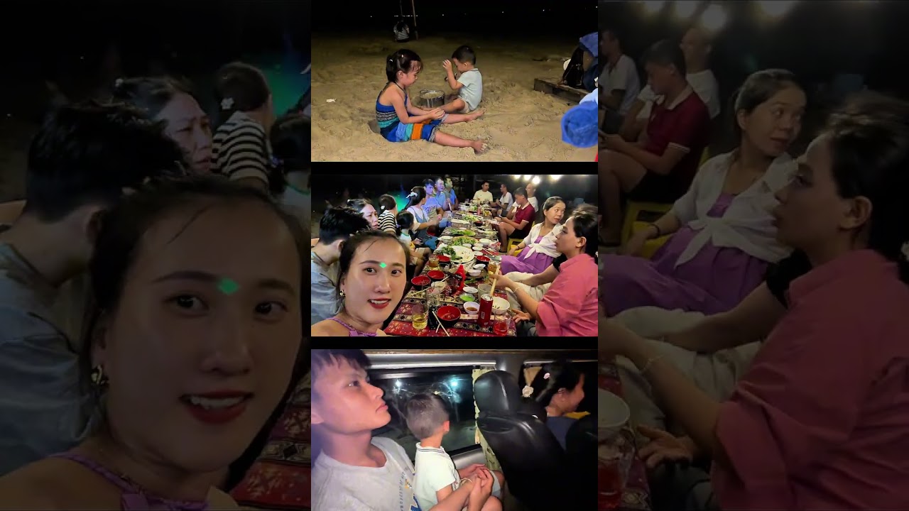 2 Mẹ con đi chơi cùng Ba.♥️