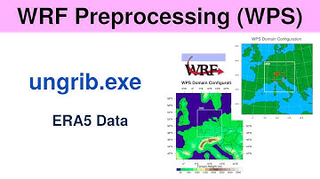 WRF preprocessing (WPS): ungrib ERA5 data