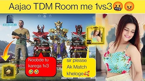 Random 3 players call me Noob / challenge for 1vs 3 TDM room ( part 141)