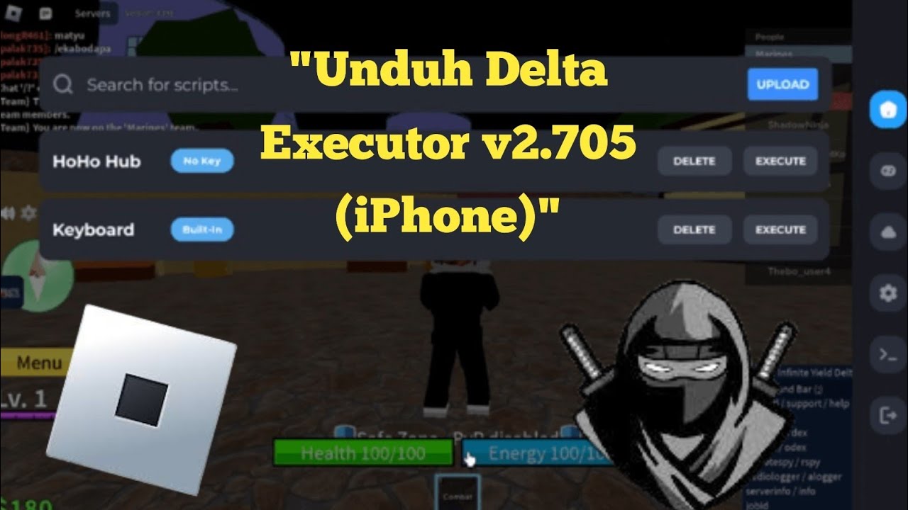 Cara Mendapatkan Delta Executor v2.705 di iPhone