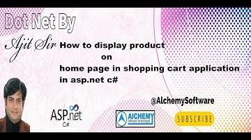 How to display product on home page in shopping cart application in asp.net c#