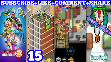 Hunter Assassin 2-Gameplay Walkthrough chapter 15 stage 1-10  Boss Fight New Skills update#part15#yt