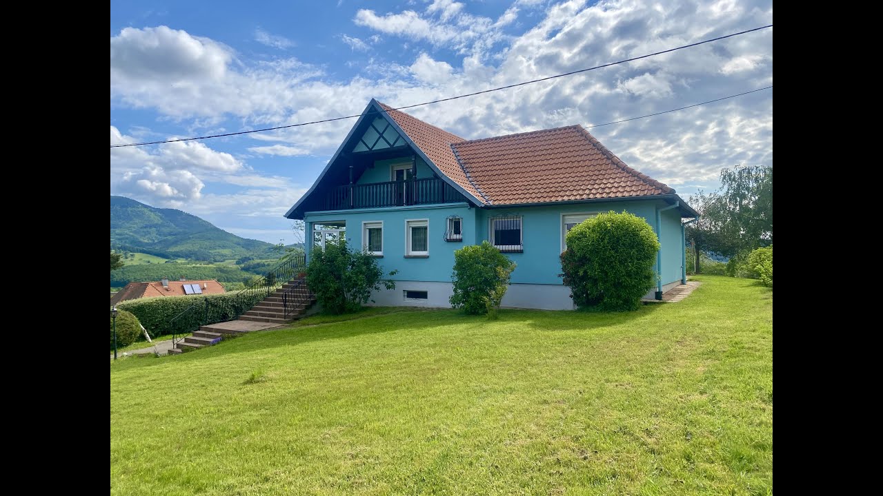 Maison de 174 m2 au sol, située au calme à Neuve Eglise sur un terrain de 2756 m2.