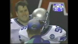 Seattle Seahawks at Atlanta Falcons December 3, 2000 week 14 2nd half