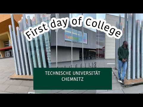 First Day at My University|TU Chemnitz ??