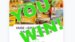 HUGE 1K #GIVEAWAY!! $350 Fishing Gear Haul YOU CAN WIN!! screenshot 3