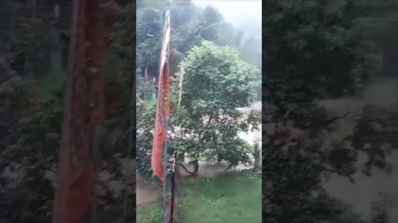 Heavy flood in District Mandi Drang.