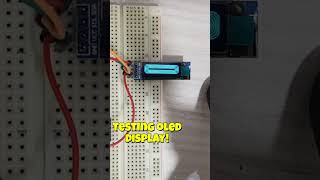 Testing Oled display! #arduino #oled #diy