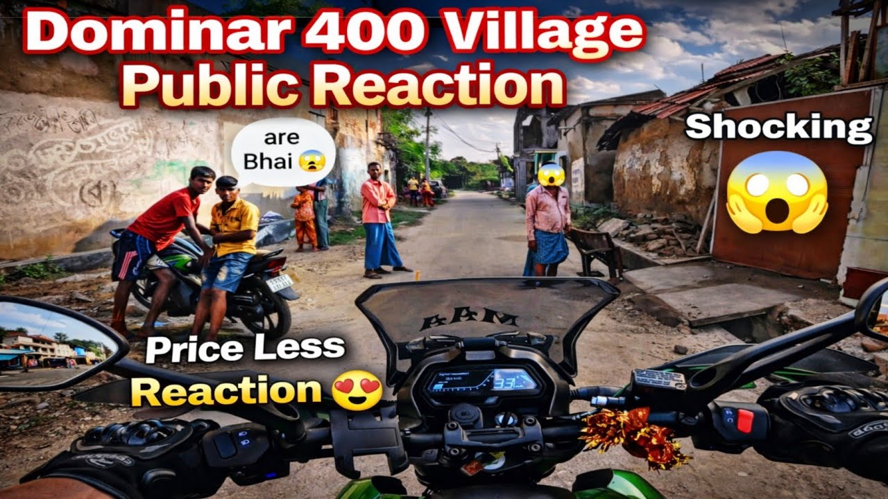 Dominar 400 Village Public Reaction 😍 Part 1 Cute School girls Reaction 😍