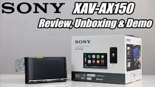 Sony XAVAX150 Review, unboxing and demonstration.
