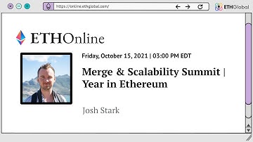 Year in Ethereum | Merge & Scalability Summit