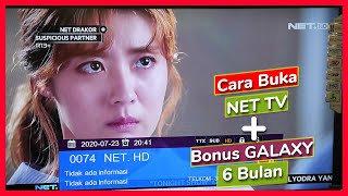Ada NET TV+Bonus 6 Bulan GALAXY di Paket MVP.! Update Channel Transvision Nusantara HD telkom 4 2020